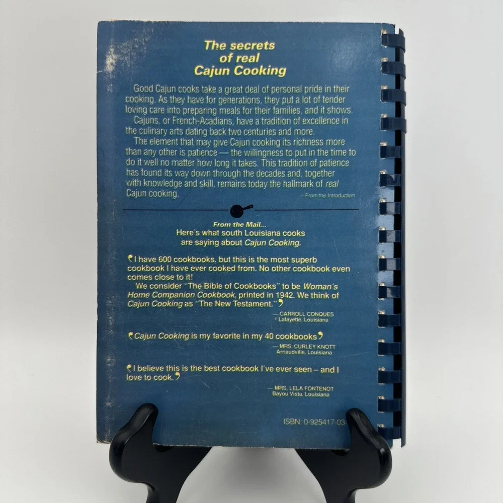 Acadiana Profiles Cajun Cooking 1990 South Louisiana Spiral Bound Recipes